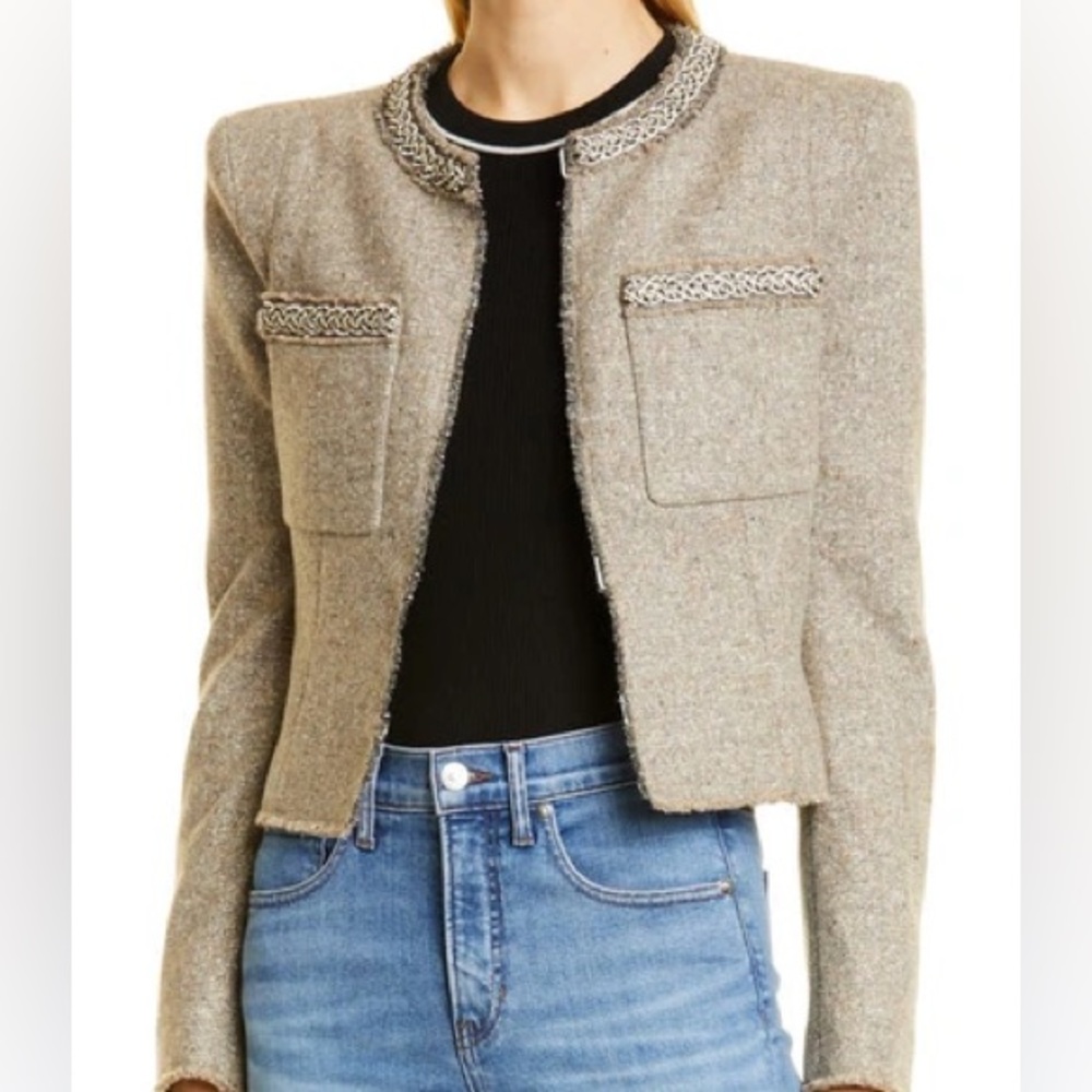 Veronica Beard Orris Tweed Jacket Size 4